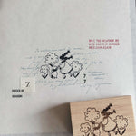 som x bighands Rubber Stamp: Dancing in the Garden of Time