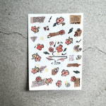 a kind of cafe Sticker | White Jade Collage