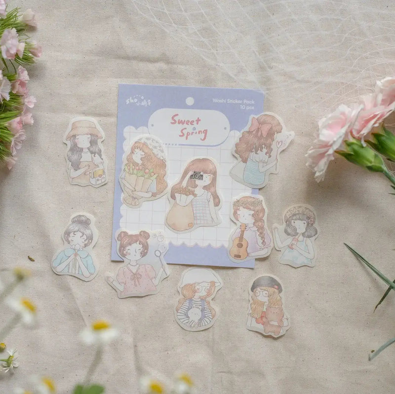 shō Little Happiness Sticker Pack - Sweet Spring