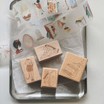 teayou Rubber Stamp: The Enchanted Library Collection