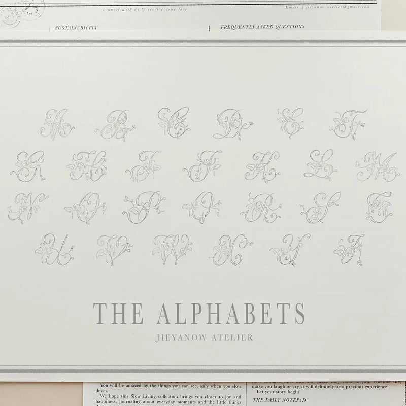 The Alphabets Rubber Stamp