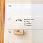 Plain Daily Rubber Stamp (Today’s Stamp Collection)