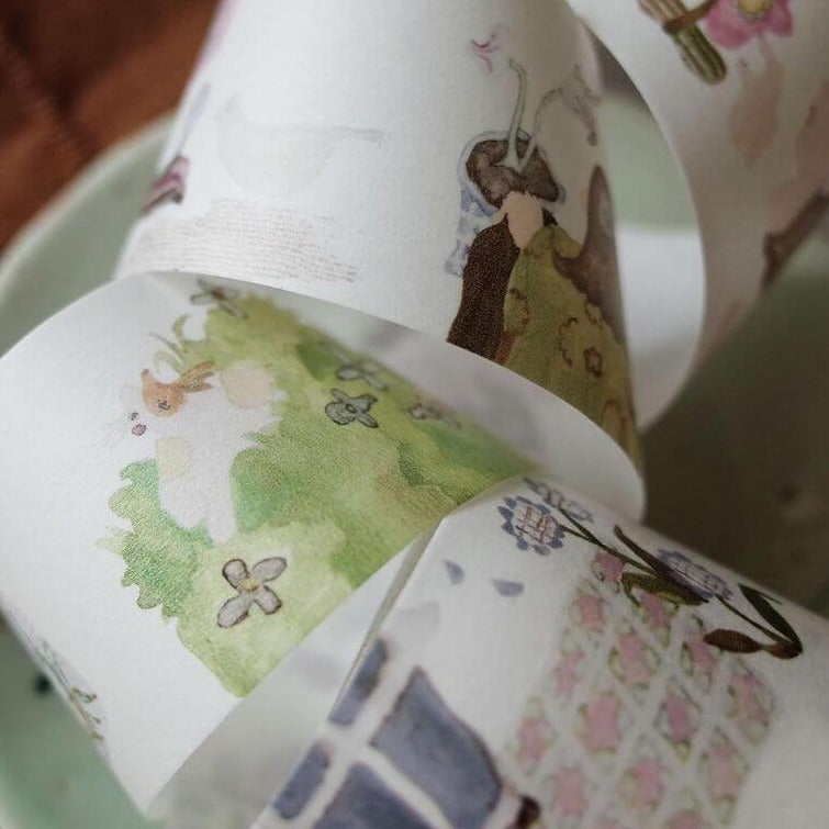 misshoegg Washi Tape - Corner Garden