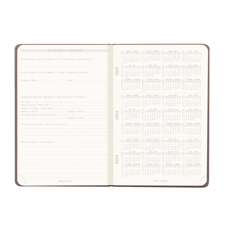 Rhodia Webplanner 2025 - Vertical Grid