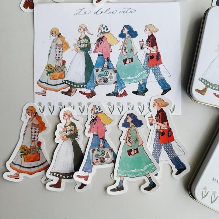LDV Sticker Set: We move forward happily