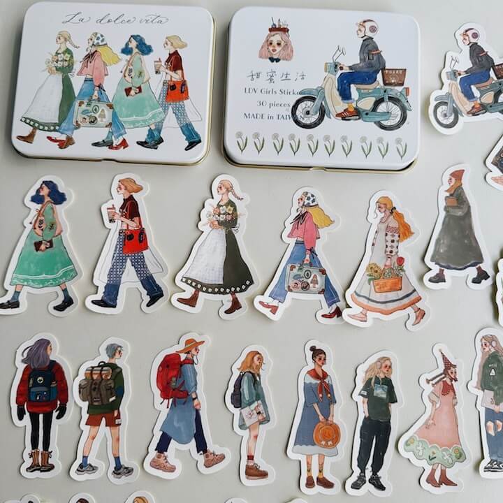 LDV Sticker Set: We move forward happily