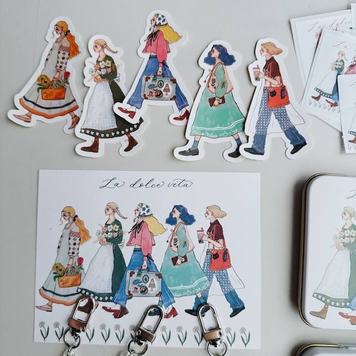 LDV Sticker Set: We move forward happily