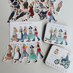 LDV Sticker Set: We move forward happily