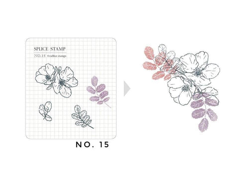 MU Botanical Clear Stamp Set - No. 15