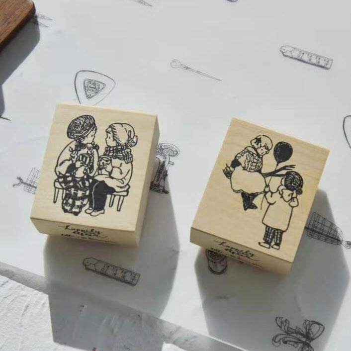 Krimgen Rubber Stamp - The Love Story in Winter