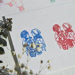 Krimgen Rubber Stamp - The Love Story in Winter