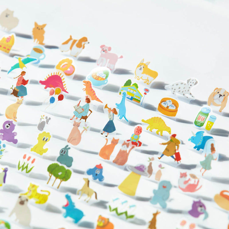 Hitotoki Pop-Up Stickers - Cat