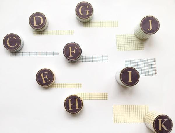 Classiky Grid Washi Tapes (12mm) - Green