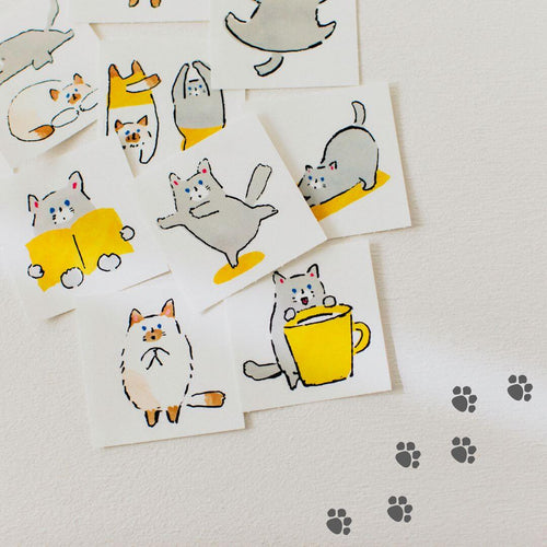 Hitotoki Large Size Sticker - Cat