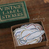 LCN Vintage Label Sticker Box