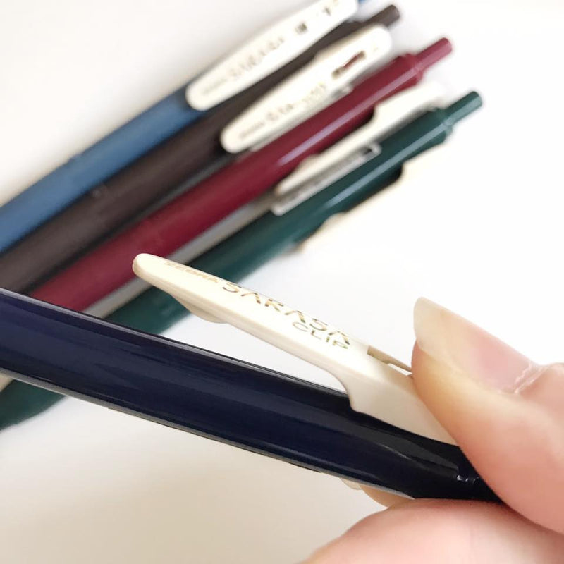 Sarasa Push Clip Gel Pen (0.5mm) - Vintage Series