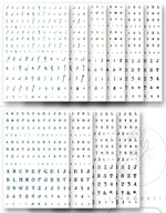 LCN Print-On Stickers - Letters and Numbers