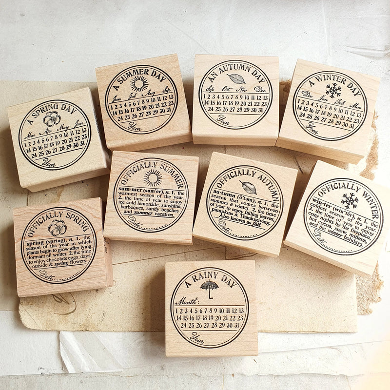 Catslifepress Rubber Stamp - Seasonal Seals