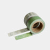 Marble Washi Tape Set - Grey & Green