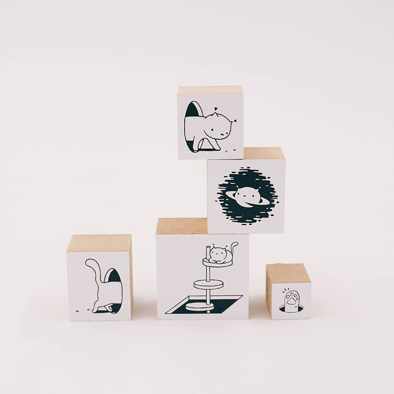 Meow Rubber Stamp