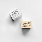 KNOOP Original Rubber Stamp - Bon Appetit
