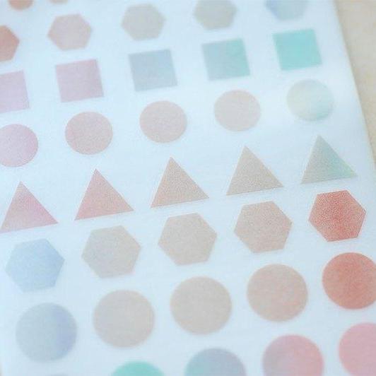 MU Print-On Sticker - Geometric Series