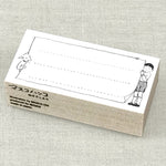 Goat x Masco Rubber Stamp - Label / Manuscript Paper