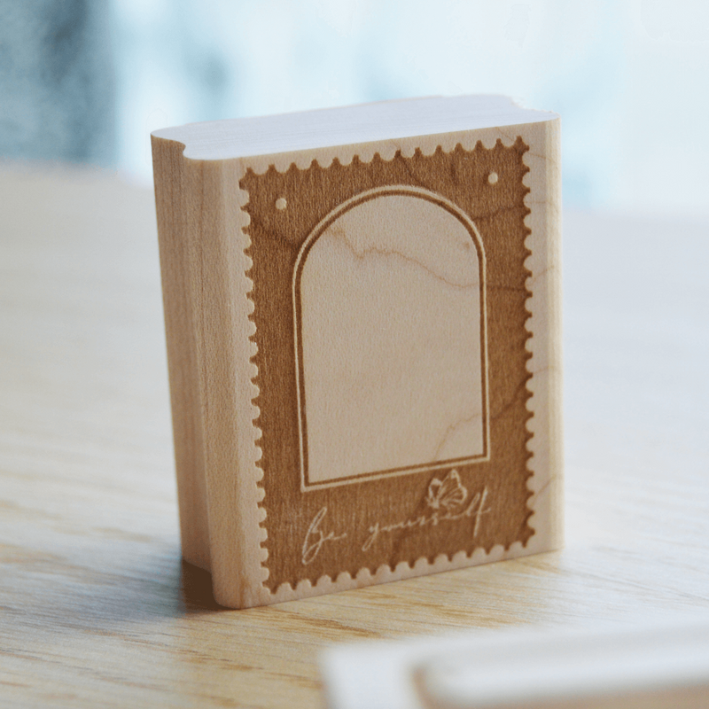 Jesslynnpadilla Rubber Stamp -  Be Yourself Postal Stamp