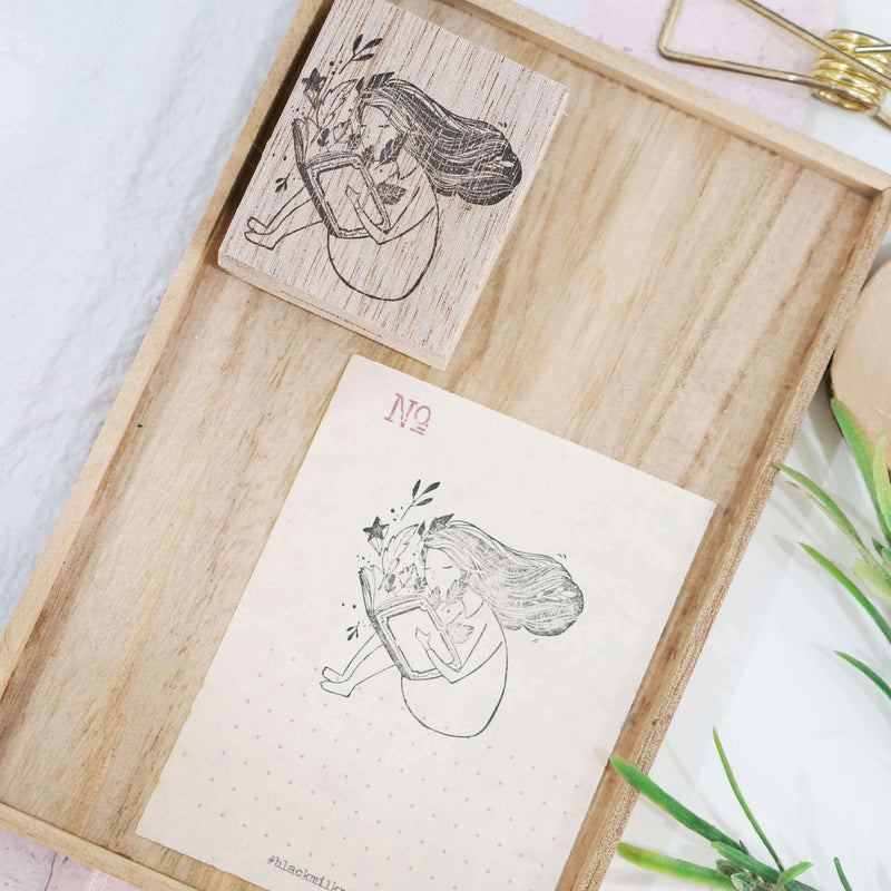 Black Milk Project Rubber Stamp - Magical Book