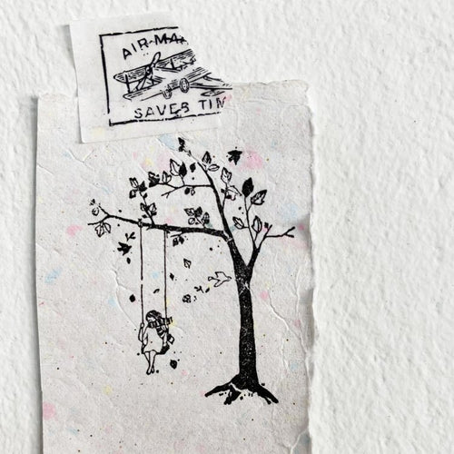 Black Milk Project Rubber Stamp - Swing