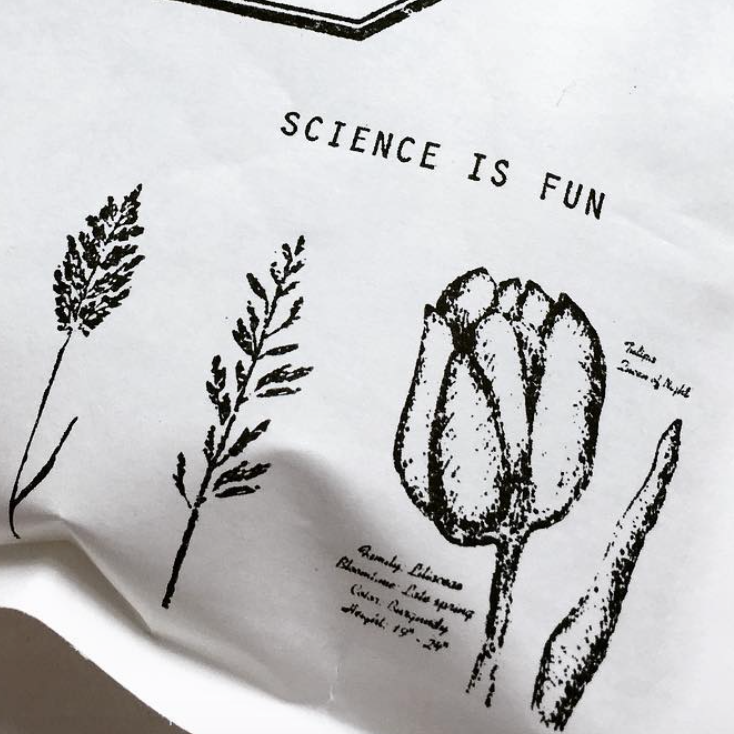 OHS Tulip Rubber Stamp