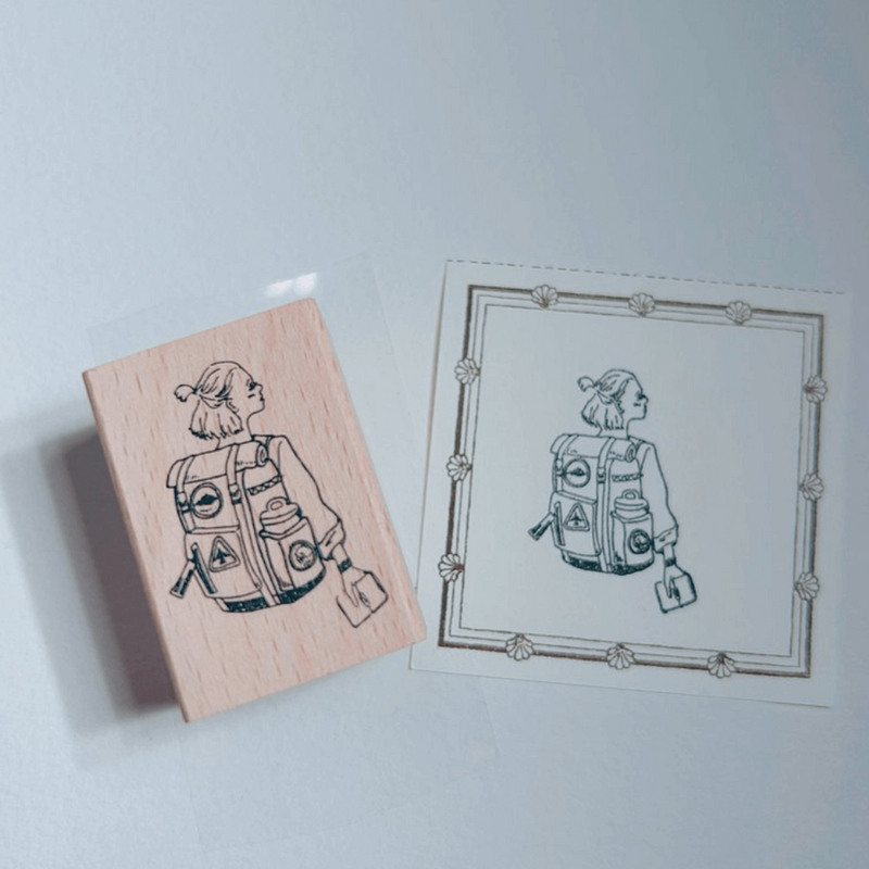 LDV Rubber Stamp: Space Girl (Mini Version)