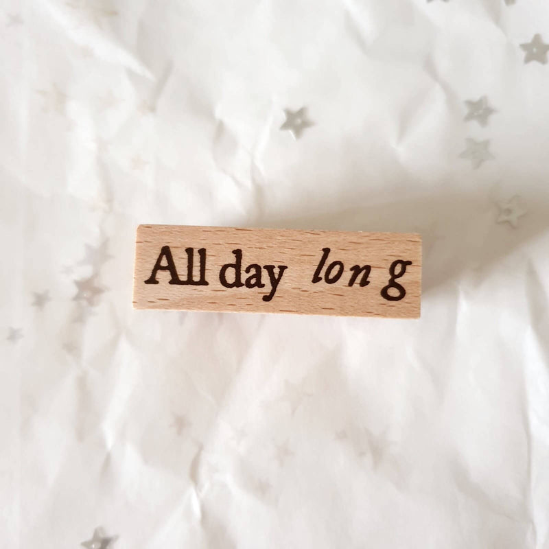 Yeoncharm Rubber Stamp - All day long