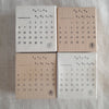 Hanen Studio Rubber Stamp - Calendar