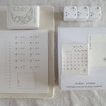 Hanen Studio Rubber Stamp - Calendar