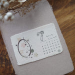 Hanen Studio Rubber Stamp - Calendar