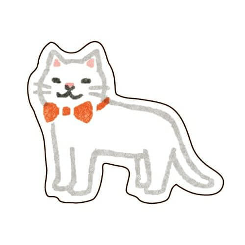 Furukawashiko [Pochitto] Sticker Flakes - Cat