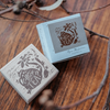 Meow Illustration Rubber Stamp - Coffee or Tea?