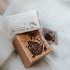 Meow Illustration Rubber Stamp - Coffee or Tea?