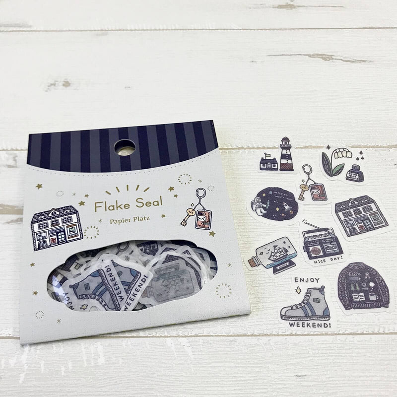 eric Sticker Flakes Set I - Stationery/Nice Day!