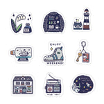 eric Sticker Flakes Set I - Stationery/Nice Day!