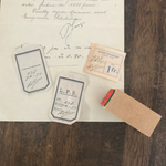 LampxPaperi Handwriting Price Rubber Stamp