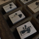 som studio Rubber Stamp: Flower Shadow Series