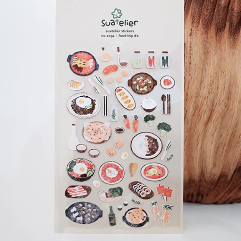 Suatelier Stickers - Food Trip II