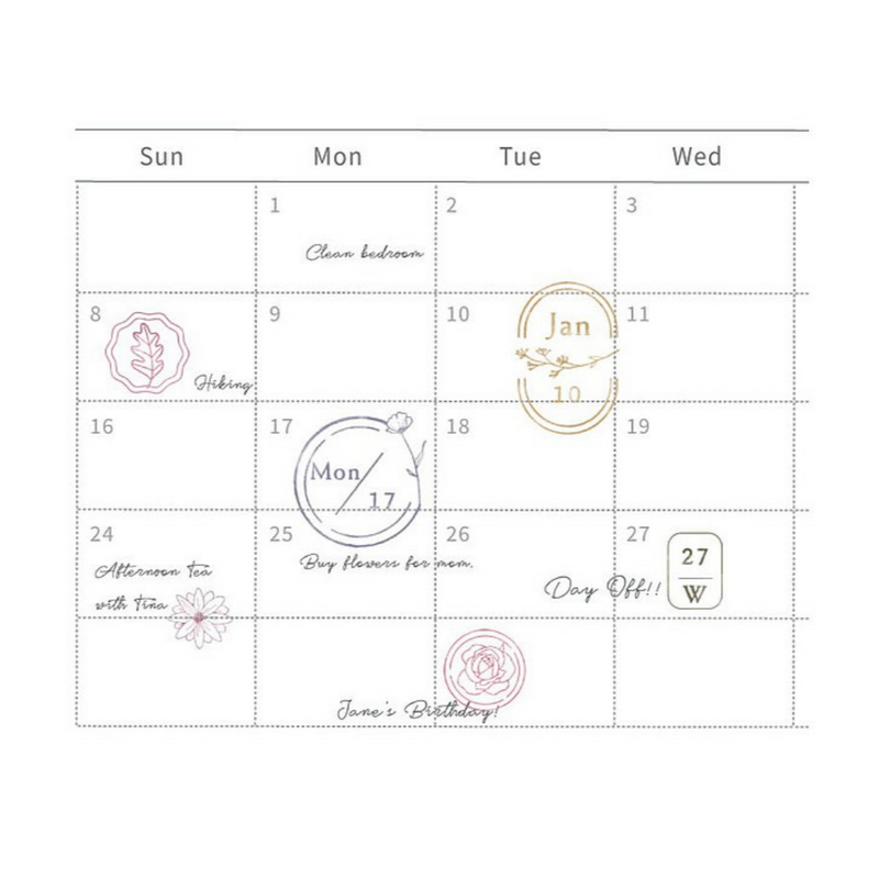 MU My Icon Stamp Set - Winter Limited Edition Series No. 01