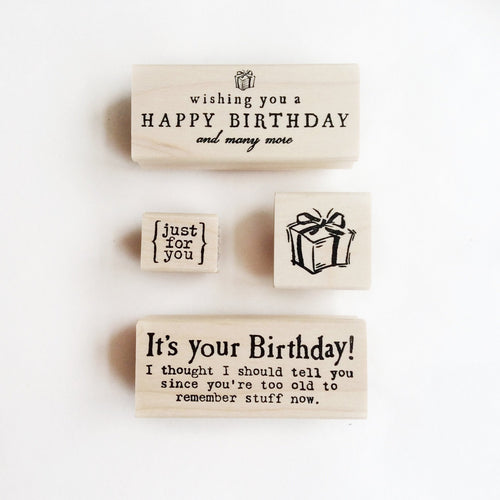 CatslifePress Rubber Stamp - Birthday Series