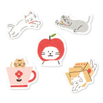 Furukawashiko [My Perfect Day] Sticker Flakes - Small cat