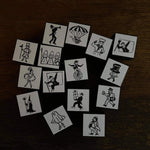 Kocka Rubber Stamp - People in the City