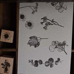 Pressed Flower Rubber Stamp Series