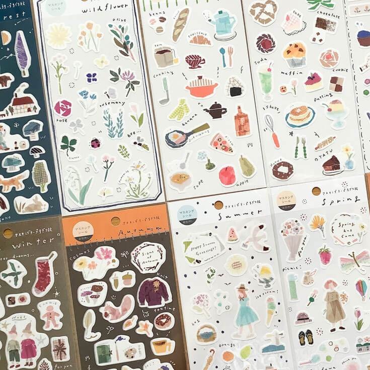 Miki Tamura [My Favorite] Washi Sticker - Forest